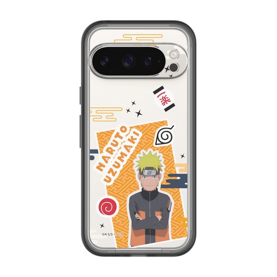 スリムプロテクションプレミアムケース［ NARUTO -ナルト- 疾風伝 - ステッカー - うずまきナルト ］