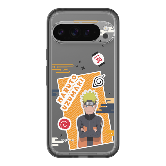 スリムプロテクションプレミアムケース［ NARUTO -ナルト- 疾風伝 - ステッカー - うずまきナルト ］