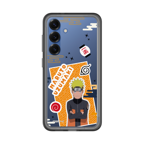 スリムプロテクションプレミアムケース［ NARUTO -ナルト- 疾風伝 - ステッカー - うずまきナルト ］