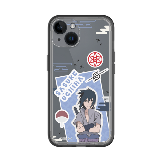 スリムプロテクションプレミアムケース［ NARUTO -ナルト- 疾風伝 - ステッカー - うちはサスケ ］
