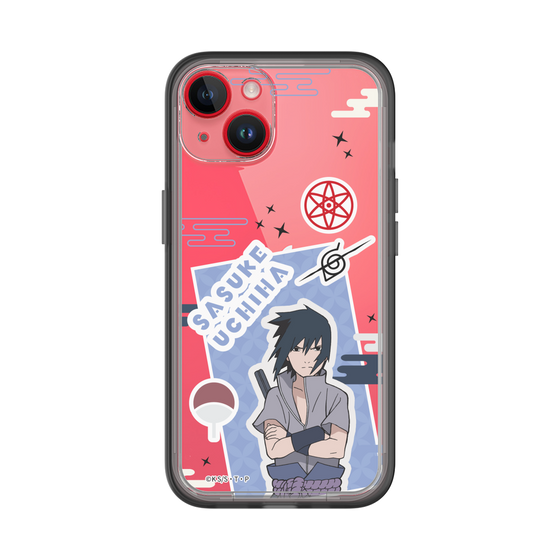 スリムプロテクションプレミアムケース［ NARUTO -ナルト- 疾風伝 - ステッカー - うちはサスケ ］