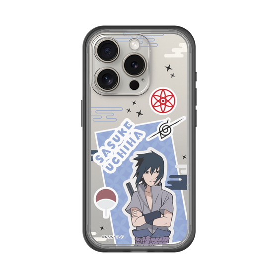 スリムプロテクションプレミアムケース［ NARUTO -ナルト- 疾風伝 - ステッカー - うちはサスケ ］