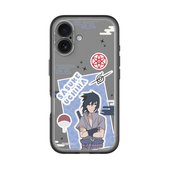 スリムプロテクションプレミアムケース［ NARUTO -ナルト- 疾風伝 - ステッカー - うちはサスケ ］