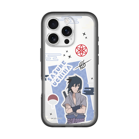 スリムプロテクションプレミアムケース［ NARUTO -ナルト- 疾風伝 - ステッカー - うちはサスケ ］