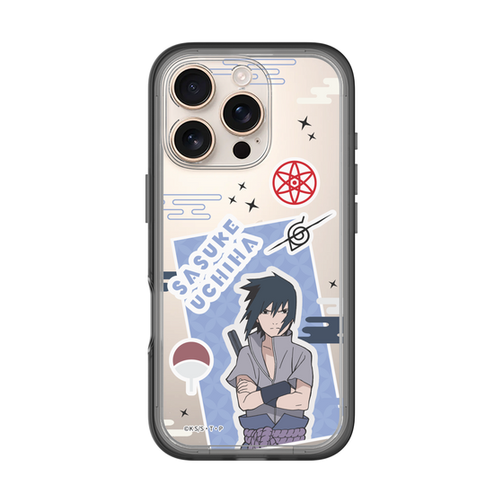スリムプロテクションプレミアムケース［ NARUTO -ナルト- 疾風伝 - ステッカー - うちはサスケ ］
