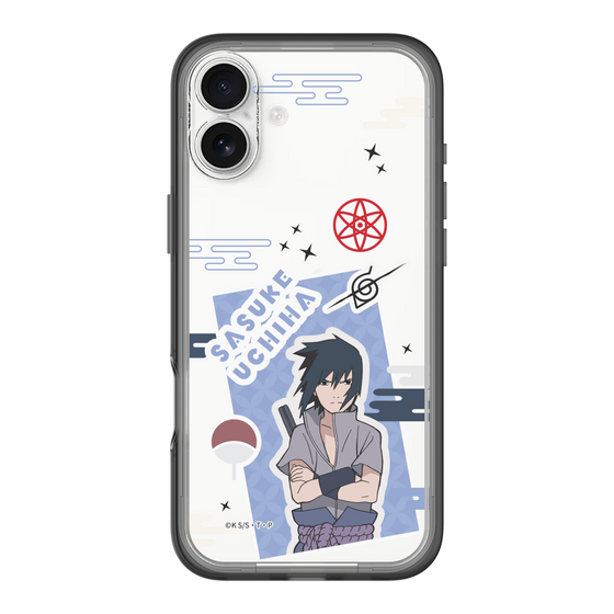 スリムプロテクションプレミアムケース［ NARUTO -ナルト- 疾風伝 - ステッカー - うちはサスケ ］