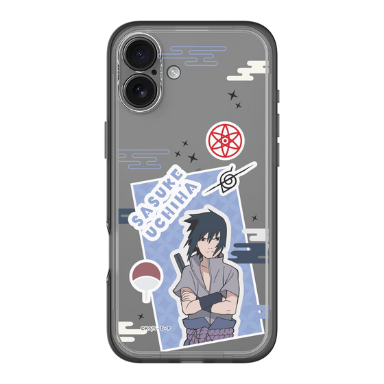 スリムプロテクションプレミアムケース［ NARUTO -ナルト- 疾風伝 - ステッカー - うちはサスケ ］