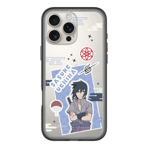 スリムプロテクションプレミアムケース［ NARUTO -ナルト- 疾風伝 - ステッカー - うちはサスケ ］