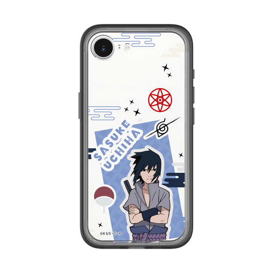スリムプロテクションプレミアムケース［ NARUTO -ナルト- 疾風伝 - ステッカー - うちはサスケ ］