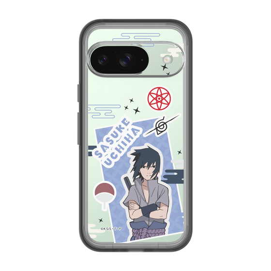 スリムプロテクションプレミアムケース［ NARUTO -ナルト- 疾風伝 - ステッカー - うちはサスケ ］