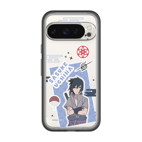 スリムプロテクションプレミアムケース［ NARUTO -ナルト- 疾風伝 - ステッカー - うちはサスケ ］