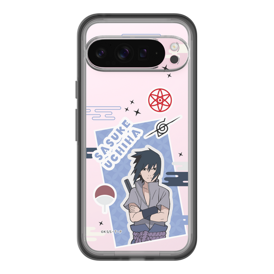 スリムプロテクションプレミアムケース［ NARUTO -ナルト- 疾風伝 - ステッカー - うちはサスケ ］