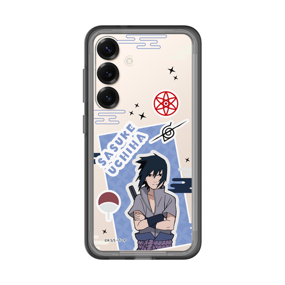 スリムプロテクションプレミアムケース［ NARUTO -ナルト- 疾風伝 - ステッカー - うちはサスケ ］