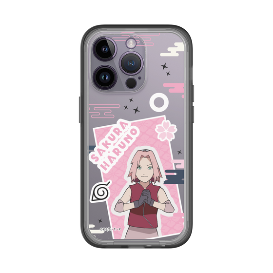 スリムプロテクションプレミアムケース［ NARUTO -ナルト- 疾風伝 - ステッカー - 春野サクラ ］