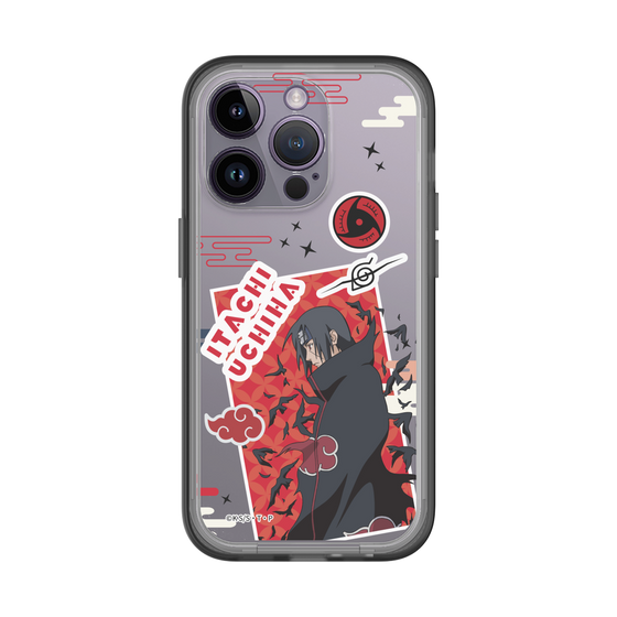 スリムプロテクションプレミアムケース［ NARUTO -ナルト- 疾風伝 - ステッカー - うちはイタチ ］