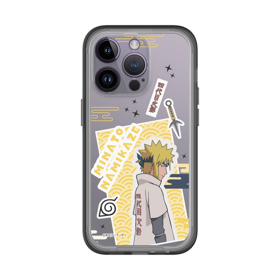 スリムプロテクションプレミアムケース［ NARUTO -ナルト- 疾風伝 - ステッカー - 波風ミナト ］