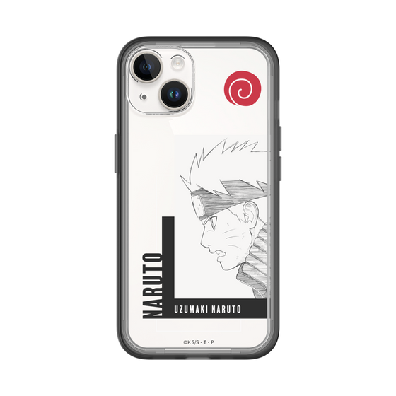 スリムプロテクションプレミアムケース［ NARUTO -ナルト- 疾風伝 - うずまきナルト - 線画 ］