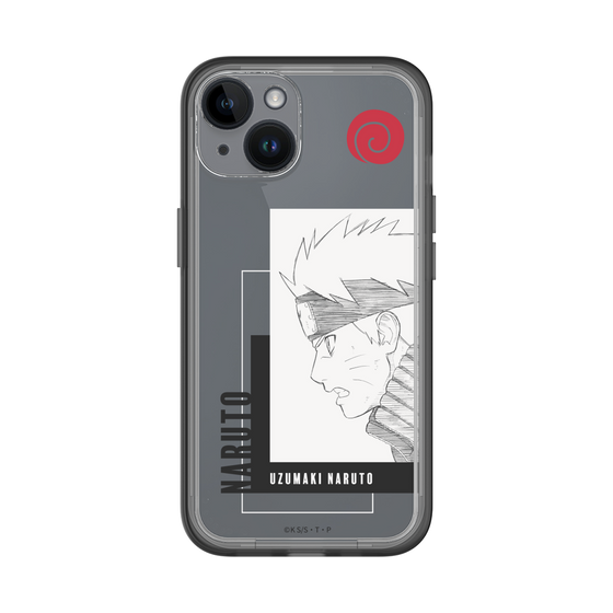 スリムプロテクションプレミアムケース［ NARUTO -ナルト- 疾風伝 - うずまきナルト - 線画 ］