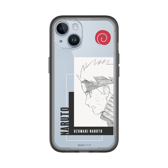 スリムプロテクションプレミアムケース［ NARUTO -ナルト- 疾風伝 - うずまきナルト - 線画 ］