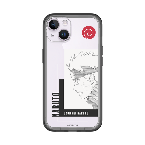 スリムプロテクションプレミアムケース［ NARUTO -ナルト- 疾風伝 - うずまきナルト - 線画 ］