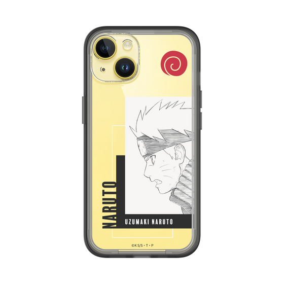 スリムプロテクションプレミアムケース［ NARUTO -ナルト- 疾風伝 - うずまきナルト - 線画 ］