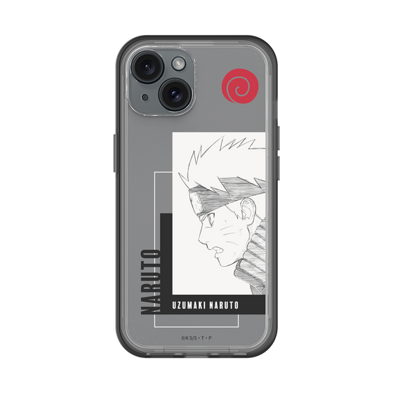スリムプロテクションプレミアムケース［ NARUTO -ナルト- 疾風伝 - うずまきナルト - 線画 ］