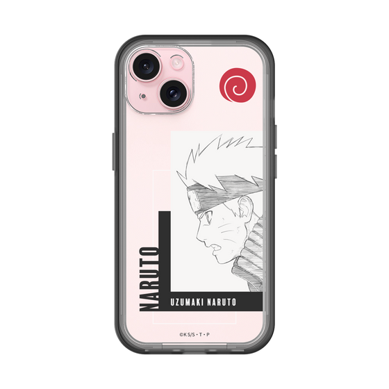 スリムプロテクションプレミアムケース［ NARUTO -ナルト- 疾風伝 - うずまきナルト - 線画 ］