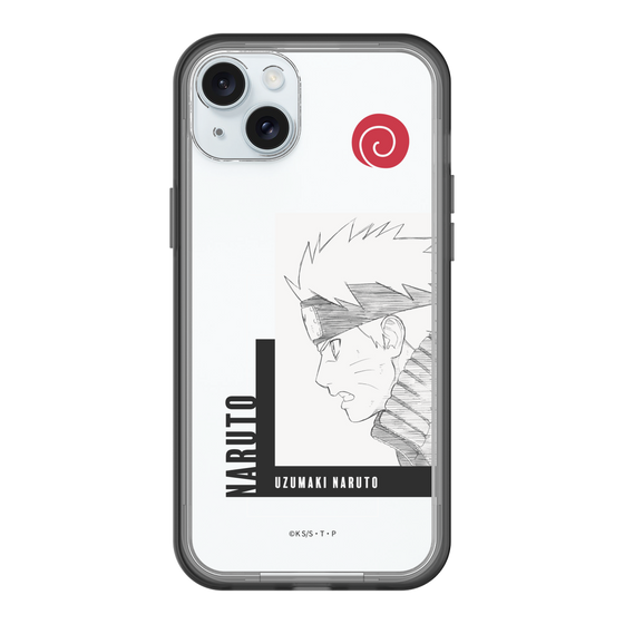 スリムプロテクションプレミアムケース［ NARUTO -ナルト- 疾風伝 - うずまきナルト - 線画 ］