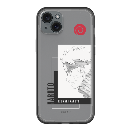 スリムプロテクションプレミアムケース［ NARUTO -ナルト- 疾風伝 - うずまきナルト - 線画 ］