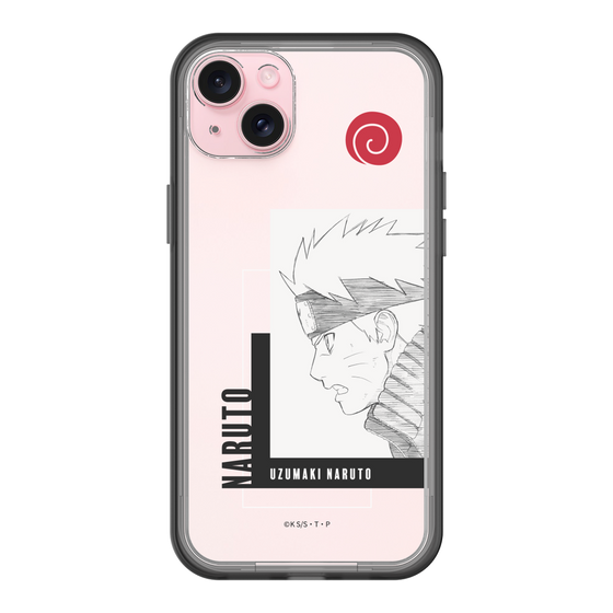 スリムプロテクションプレミアムケース［ NARUTO -ナルト- 疾風伝 - うずまきナルト - 線画 ］