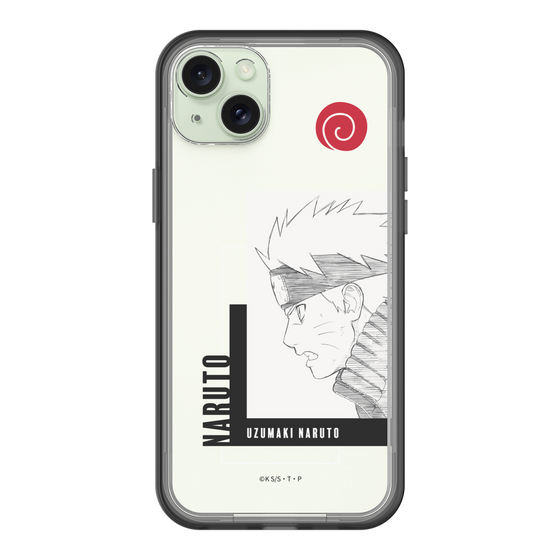 スリムプロテクションプレミアムケース［ NARUTO -ナルト- 疾風伝 - うずまきナルト - 線画 ］