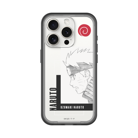 スリムプロテクションプレミアムケース［ NARUTO -ナルト- 疾風伝 - うずまきナルト - 線画 ］