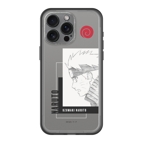 スリムプロテクションプレミアムケース［ NARUTO -ナルト- 疾風伝 - うずまきナルト - 線画 ］