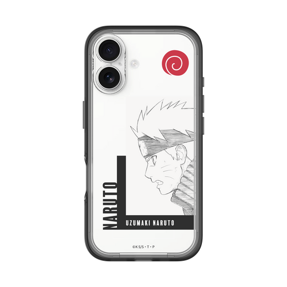 スリムプロテクションプレミアムケース［ NARUTO -ナルト- 疾風伝 - うずまきナルト - 線画 ］