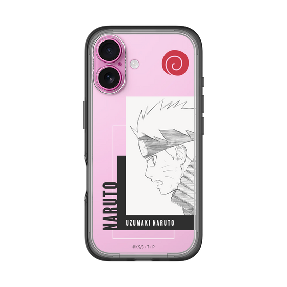 スリムプロテクションプレミアムケース［ NARUTO -ナルト- 疾風伝 - うずまきナルト - 線画 ］