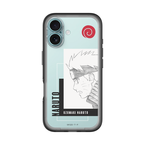 スリムプロテクションプレミアムケース［ NARUTO -ナルト- 疾風伝 - うずまきナルト - 線画 ］