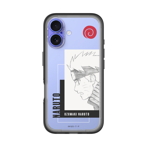 スリムプロテクションプレミアムケース［ NARUTO -ナルト- 疾風伝 - うずまきナルト - 線画 ］