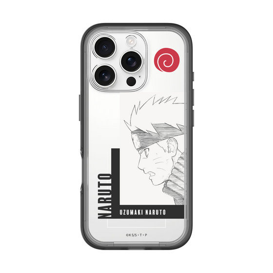 スリムプロテクションプレミアムケース［ NARUTO -ナルト- 疾風伝 - うずまきナルト - 線画 ］