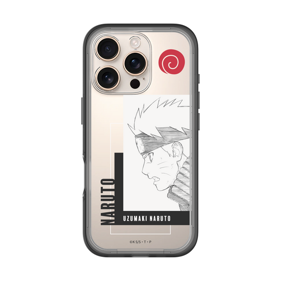 スリムプロテクションプレミアムケース［ NARUTO -ナルト- 疾風伝 - うずまきナルト - 線画 ］