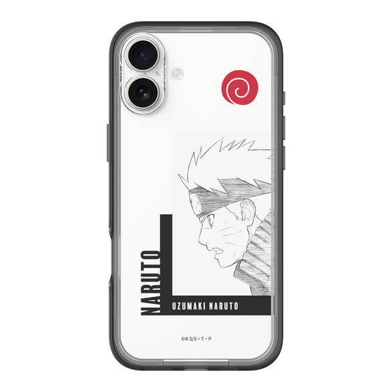 スリムプロテクションプレミアムケース［ NARUTO -ナルト- 疾風伝 - うずまきナルト - 線画 ］