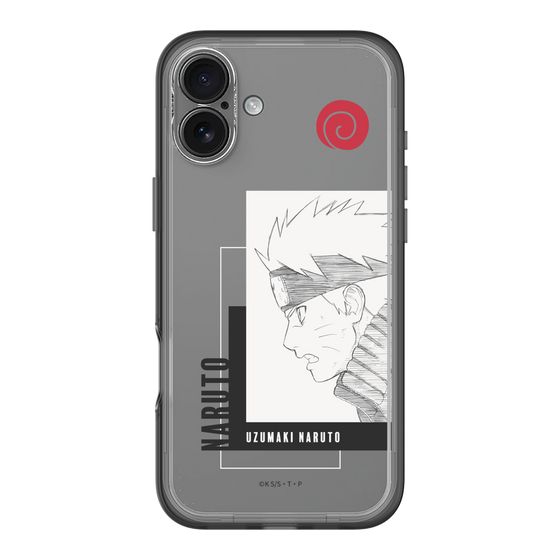 スリムプロテクションプレミアムケース［ NARUTO -ナルト- 疾風伝 - うずまきナルト - 線画 ］