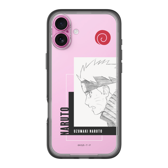 スリムプロテクションプレミアムケース［ NARUTO -ナルト- 疾風伝 - うずまきナルト - 線画 ］