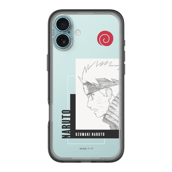 スリムプロテクションプレミアムケース［ NARUTO -ナルト- 疾風伝 - うずまきナルト - 線画 ］