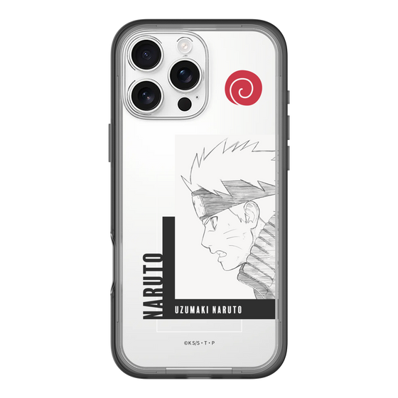 スリムプロテクションプレミアムケース［ NARUTO -ナルト- 疾風伝 - うずまきナルト - 線画 ］