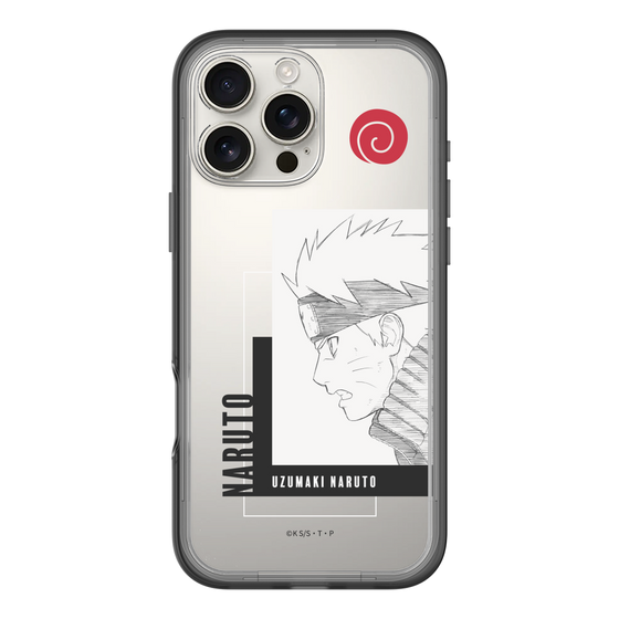 スリムプロテクションプレミアムケース［ NARUTO -ナルト- 疾風伝 - うずまきナルト - 線画 ］