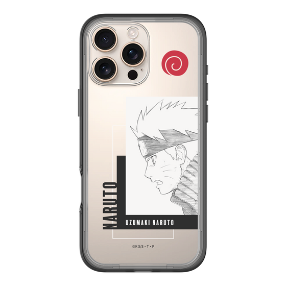 スリムプロテクションプレミアムケース［ NARUTO -ナルト- 疾風伝 - うずまきナルト - 線画 ］