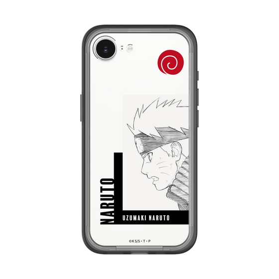 スリムプロテクションプレミアムケース［ NARUTO -ナルト- 疾風伝 - うずまきナルト - 線画 ］