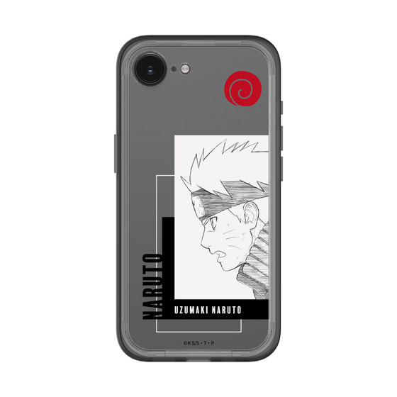スリムプロテクションプレミアムケース［ NARUTO -ナルト- 疾風伝 - うずまきナルト - 線画 ］