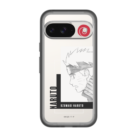 スリムプロテクションプレミアムケース［ NARUTO -ナルト- 疾風伝 - うずまきナルト - 線画 ］
