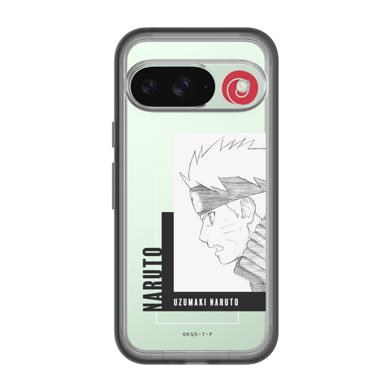 スリムプロテクションプレミアムケース［ NARUTO -ナルト- 疾風伝 - うずまきナルト - 線画 ］